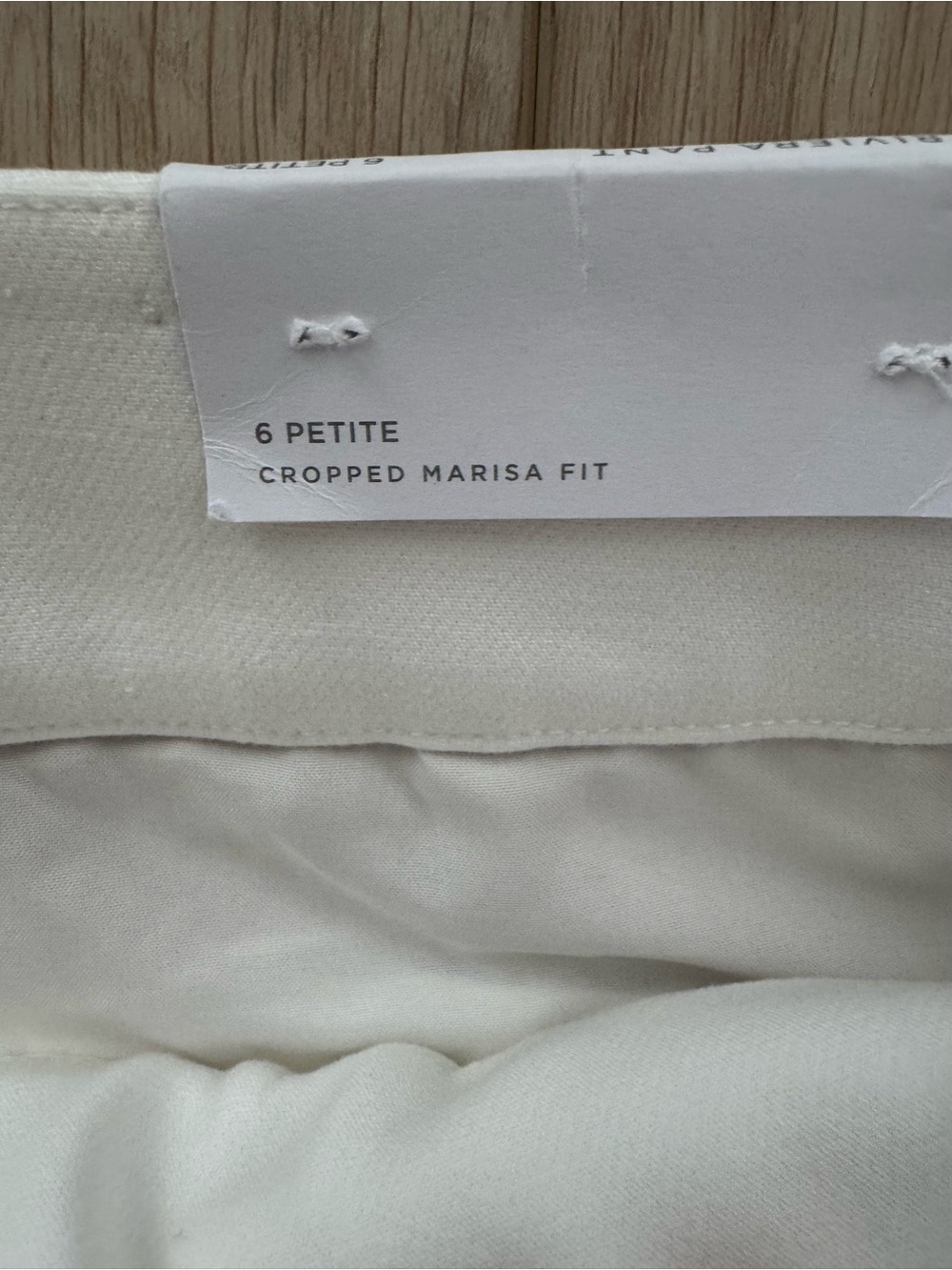 LOFT Riviera Pants White 6 Petite Cropped Marisa Fit Stretch New w/ tags NWT - Picture 8 of 16